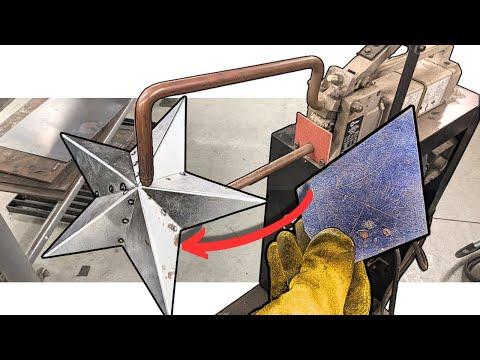 Make This Sheet Metal Barn Star From Only 1 Part