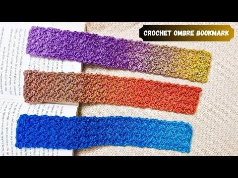 Make Your Own Easy Crochet Ombre Bookmark With Suzette Stitch