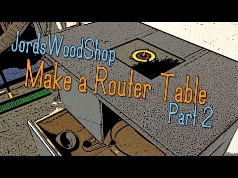 Make Your Own Router Table / Router Cabinet - Part Two