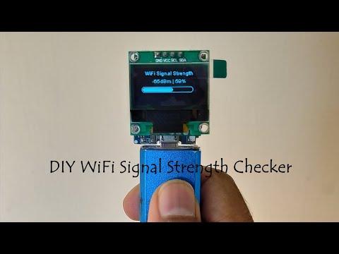 Make Your Own WiFi Signal Strength Monitor Checker or Scanner | DIY WiFi Signal Strength Scanner