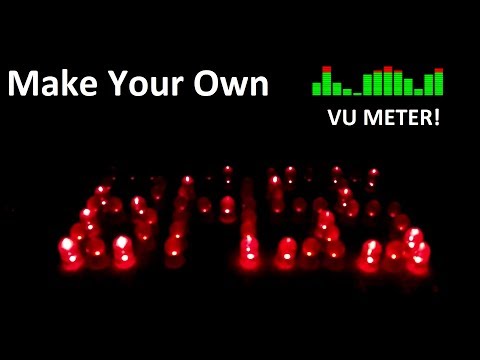 Make Your Very Own VU Meter || Amazing DIY tutorial.