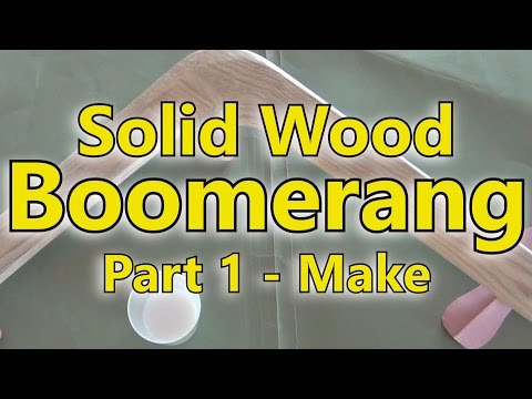 Make a Boomerang from Pallet Wood