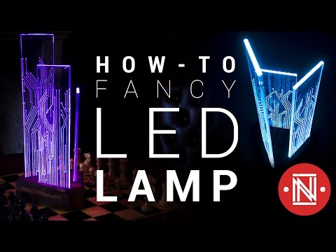 Make a Color-Changing Acrylic LED Lamp!