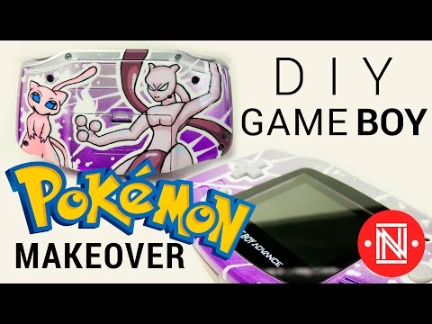 Make a Custom Pokemon GameBoy (Mewtwo) || How-to