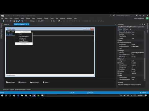 Make a GUI text editor in C# Part 2 - Adding more features