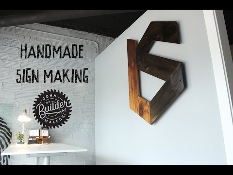 Make a Handmade Sign From Reclaimed Wood