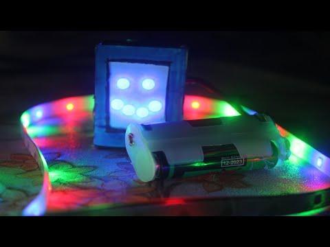 Make a LED Pocket badge, with shapes and design