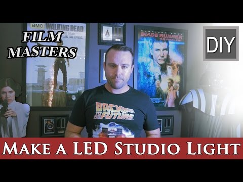 Make a LED video studio light panel for $35 | Film Masters