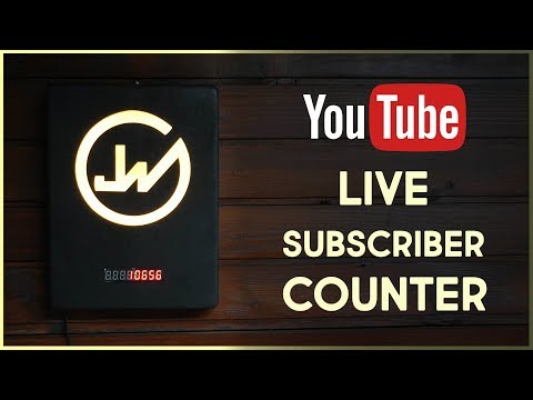 Make a Live Youtube Subscribe Counter