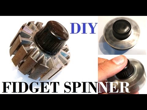 Make a Powerful Metal Fidget Spinner from trash at Home