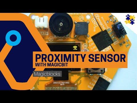 Make a Proximity Sensor with Magicbit [Magicblocks]