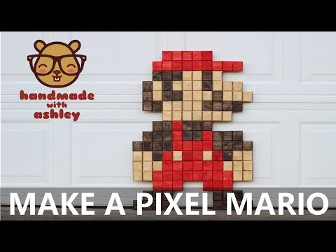 Make a Supersize Pixel Mario | Two 2x4 Challenge