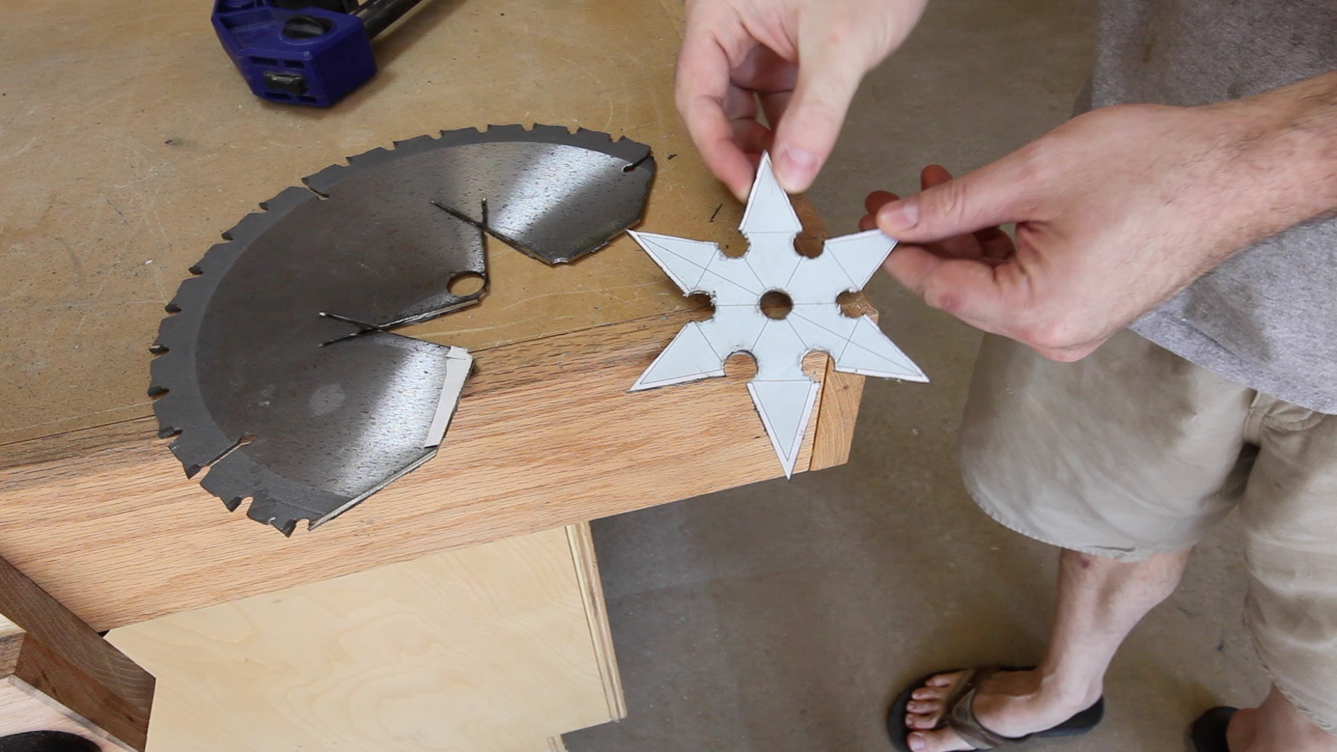 Make a Throwing Star from a Saw Blade 0011.jpg