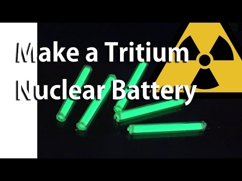 Make a Tritium Nuclear Battery or Radioisotope Photovoltaic Generator