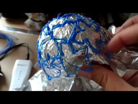 Make a half sphere with 3d pen