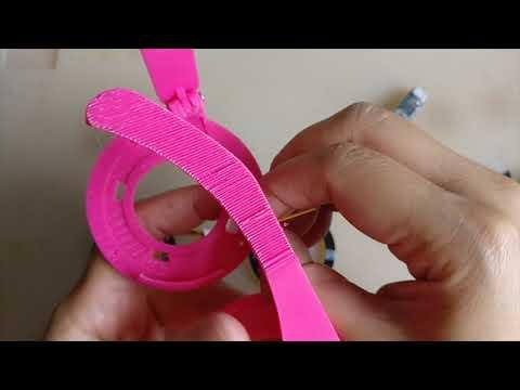 Make a pair of led glasses with outward facing ring