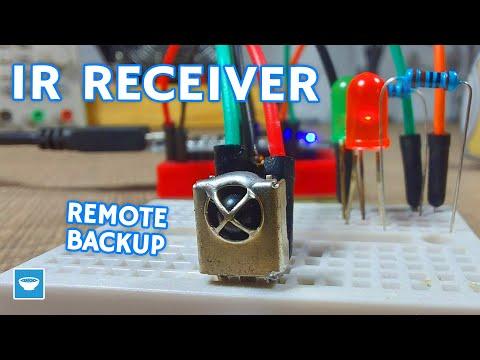 Make an IR receiver and salvage IR remote codes from a dying remote controller