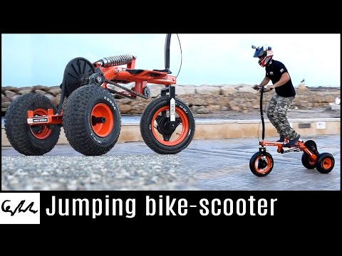 Make it Extreme's jumping bike-scooter