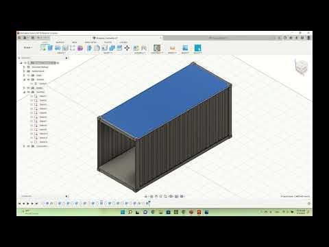 Make it Modular: Creating a Shipping Container in Fusion 360