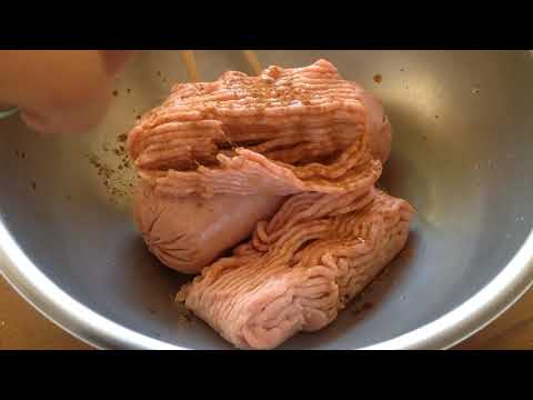 Make turkey cabbage dumpling filling Medium