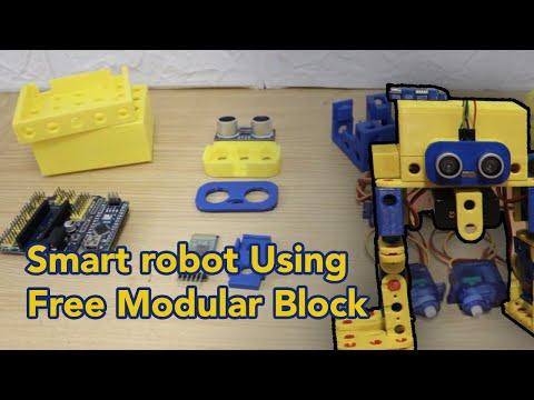 Make your own 3D print modular smart robot