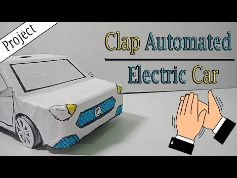 Make your own Clap Automated Electric car || Using IC 4017 || NO Arduino