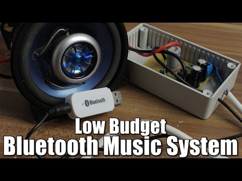 Make your own Low Budget Bluetooth Music System || OpAmp