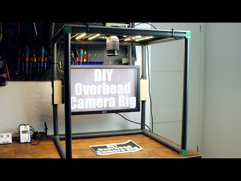 Make your own Overhead Camera Rig with LED Illumination!