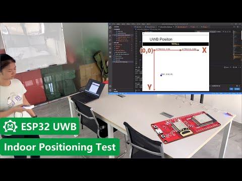 Makerfabs ESP32 UWB Indoor Positioning Test