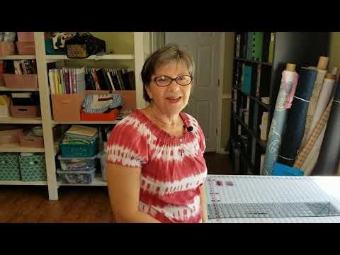 Making A Patriotic Tablecloth For A Round Table