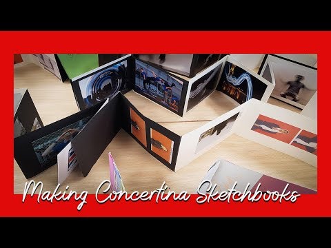 Making Concertina Sketchbooks