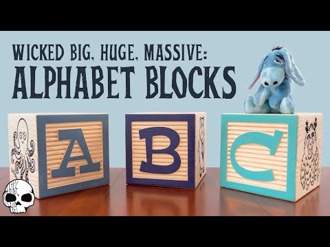 Making Giant Alphabet Blocks with the X-Carve | WICKED MAKERS