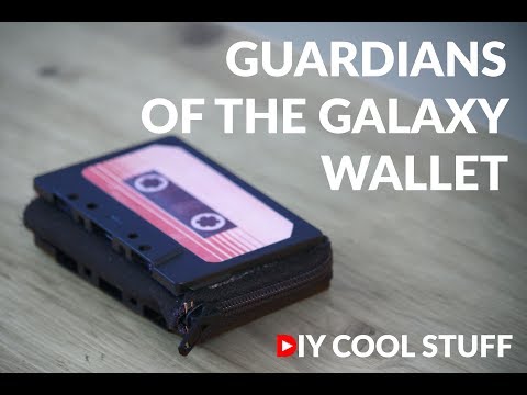 Making Guardians of the galaxy inspired casette wallet