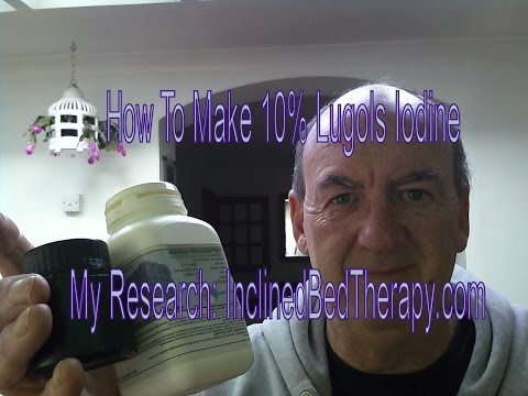 Making Lugols Iodine 10 % Formula and Results