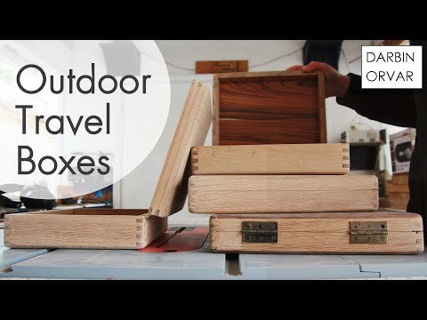 Making Outdoor Travel Bags/Boxes w/ White Oak