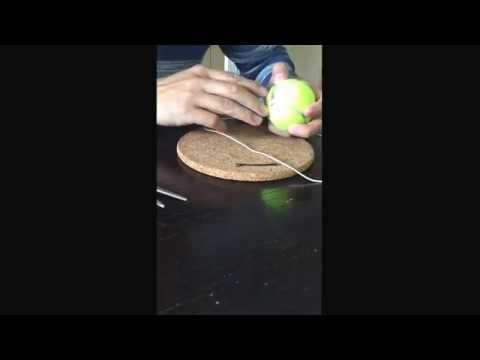 Making Punching Tennis Ball Tutorial