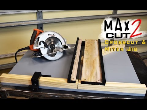 Making The MAX CUT 2 Circular Saw Crosscut &amp;amp; Miter Jig | Limited Tools Episode 003