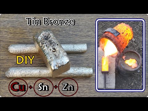 Making Tin Bronze. DIY bronze. Classic bronze