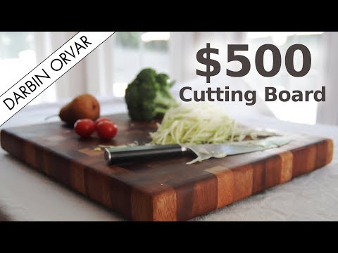 Making a $500 Cutting Board w/ Tropical Wood