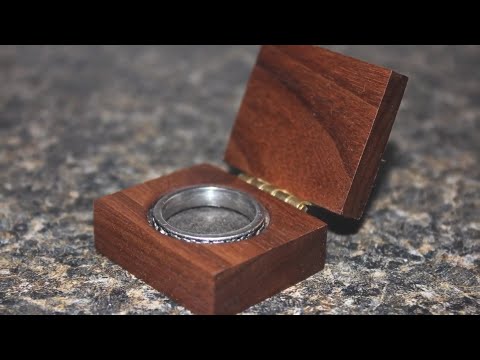 Making a BEAUTIFUL Ring Box!! Master Craftsmanship!!