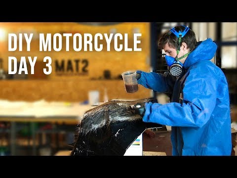 Making a Carbon Fiber Motorcycle Rally Fairing - DAY 3