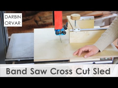 Making a Cross Cut Sled for the Bandsaw