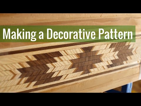 Making a Decorative Pattern (Ep 5 - Cedar Strip Canoe Build)