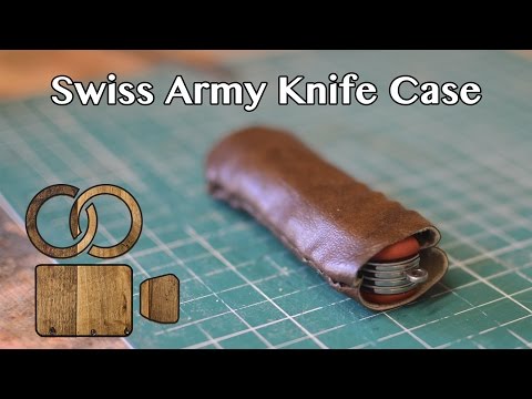 Making a Faux Leather Case for a Swiss Army Knife