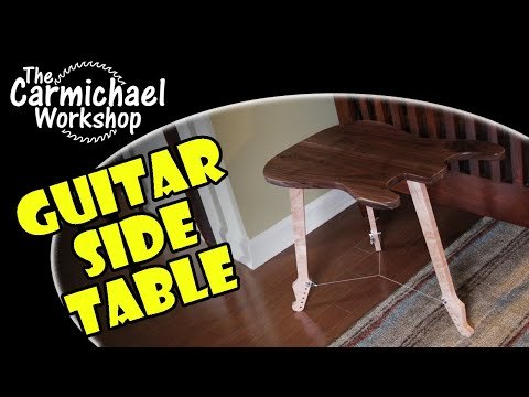 Making a Guitar Shaped Side Table