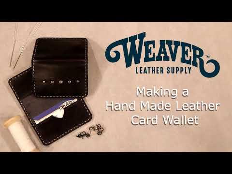 Making a Leather Card Wallet