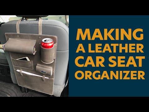Making a Leather Seat Back Organizer