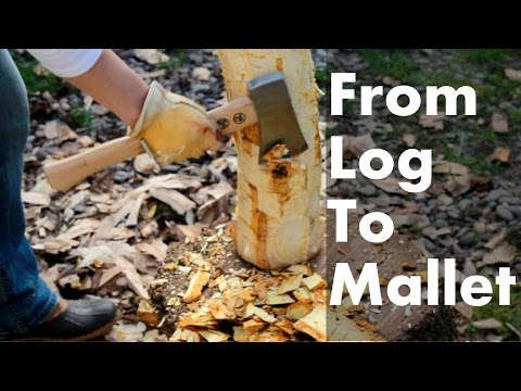 Making a Mallet from a Walnut Log