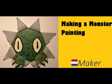 Making a Monster Painting