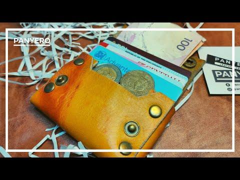 Making a No-Stitch Leather Card and Coins Wallet (FREE PDF PATTERN)